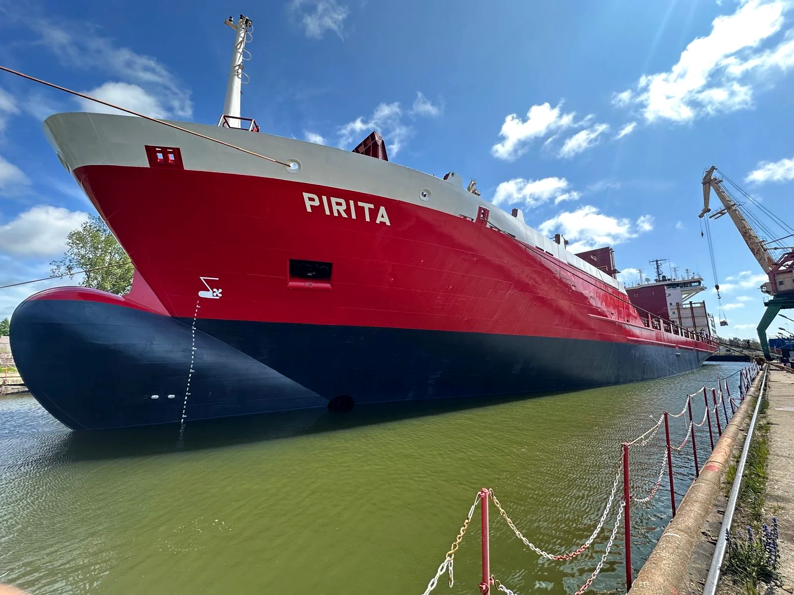 Pirita alongside